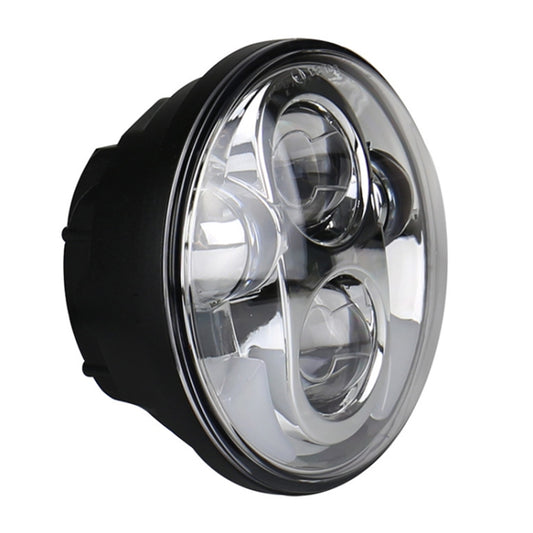 5.75 inch DC12V 6000K-6500K 40W Car LED Headlight for Harley(Silver) - Work Lights by buy2fix | Online Shopping UK | buy2fix