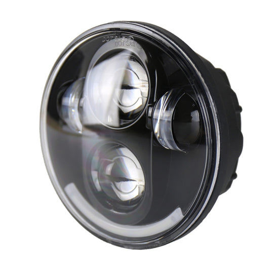 5.75 inch DC12V 6000K-6500K 40W Car LED Headlight for Harley(Black) - Work Lights by buy2fix | Online Shopping UK | buy2fix