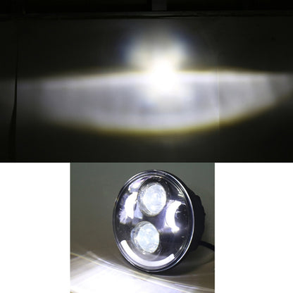 5.75 inch DC12V 6000K-6500K 40W Car LED Headlight for Harley(Black) - Work Lights by buy2fix | Online Shopping UK | buy2fix