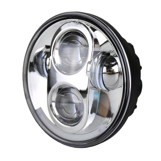 5.75 inch DC12V 6000K-6500K 40W Car LED Headlight for Harley (Silver) - LED Headlamps by buy2fix | Online Shopping UK | buy2fix
