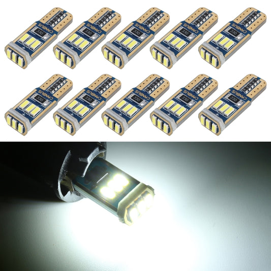 10 PCS T10 DC12V / 1.7W / 6000K / 110LM 9LEDs SMD-4014 Car Clearance Light, with Decoder - Clearance Lights by buy2fix | Online Shopping UK | buy2fix