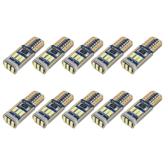 10 PCS T10 DC12V / 1.7W / 6000K / 110LM 9LEDs SMD-4014 Car Clearance Light, with Decoder - Clearance Lights by buy2fix | Online Shopping UK | buy2fix
