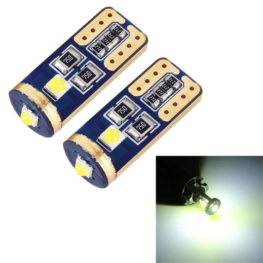 2 PCS T10 / W5W / 168 / 194 DC12V / 1.2W / 6000K / 85LM 3LEDs SMD-3030 Car Clearance Light - Clearance Lights by buy2fix | Online Shopping UK | buy2fix