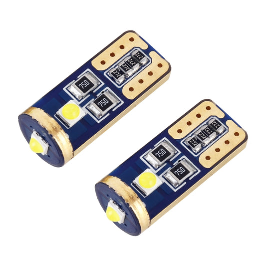 2 PCS T10 / W5W / 168 / 194 DC12V / 1.2W / 6000K / 85LM 3LEDs SMD-3030 Car Clearance Light - Clearance Lights by buy2fix | Online Shopping UK | buy2fix