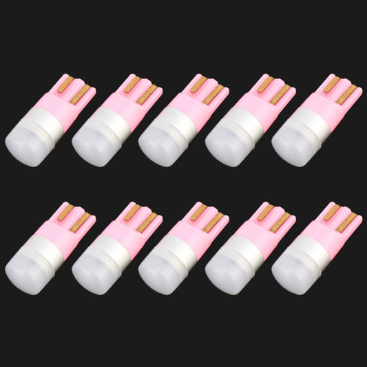 10 PCS T10 / W5W / 168 / 194 DC12V / 0.6W 1LEDs SMD-3030 Car Clearance Light (Purple Light) - Clearance Lights by buy2fix | Online Shopping UK | buy2fix