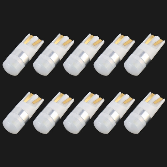 10 PCS T10 / W5W / 168 / 194 DC12V / 0.6W 1LEDs SMD-3030 Car Clearance Light (White Light) - Clearance Lights by buy2fix | Online Shopping UK | buy2fix