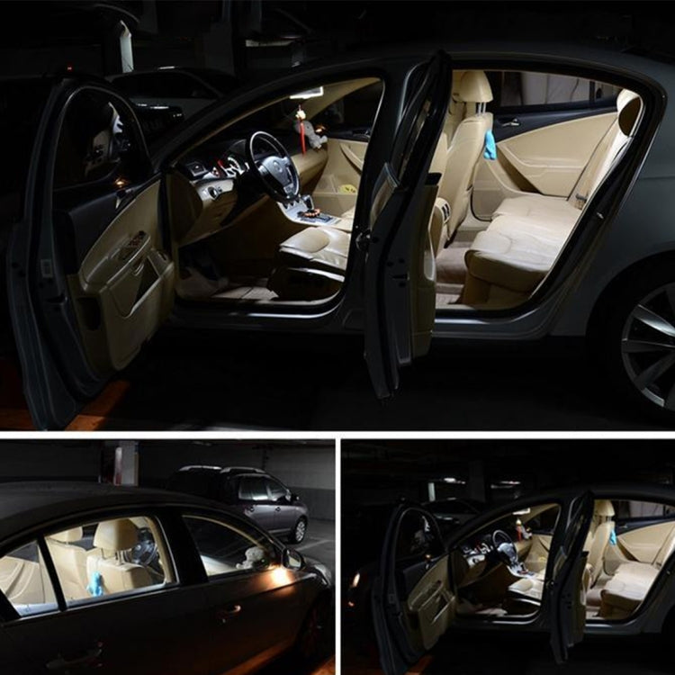 2 PCS 31mm DC12V / 2.5W / 6000K / 170LM 6LEDs SMD-3030 Car Reading Lamp Dome Light by buy2fix