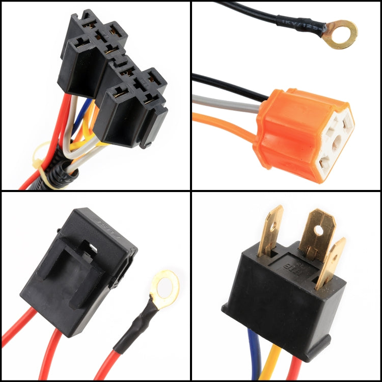 H4 Halogen Lamp Brightening Line, Cable Length: 70cm - DIY Cables by buy2fix | Online Shopping UK | buy2fix