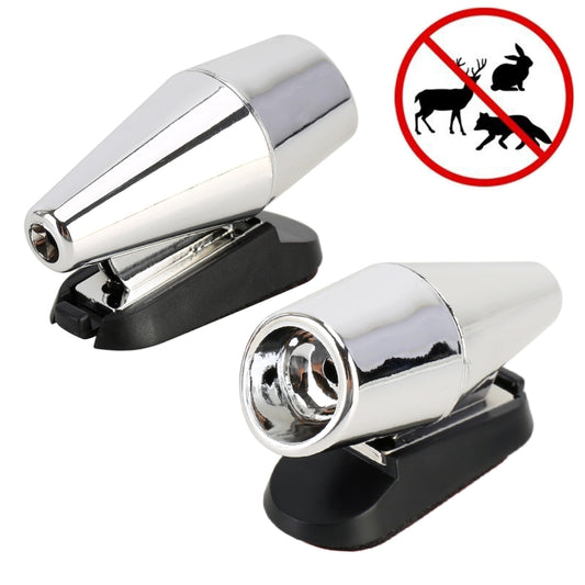 Pair Car ABS Deer Alert Sound Alarm Ultrasonic Wind Power Animal Repeller(Black Silver) - Others by buy2fix | Online Shopping UK | buy2fix