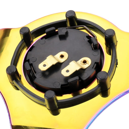 Car Colorful Modified Racing Sport Horn Button Steering Wheel, Diameter: 35cm(White) by buy2fix