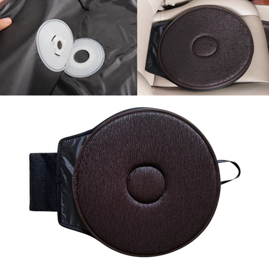 360 Degree Rotation Car Seat Cushion Whirling Seat Mat (Coffee) - Seat Accessories by buy2fix | Online Shopping UK | buy2fix