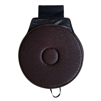 360 Degree Rotation Car Seat Cushion Whirling Seat Mat (Coffee) - Seat Accessories by buy2fix | Online Shopping UK | buy2fix