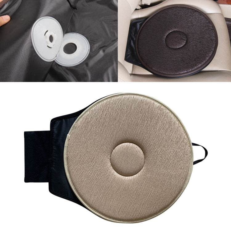 360 Degree Rotation Car Seat Cushion Whirling Seat Mat (Beige) -  by buy2fix | Online Shopping UK | buy2fix