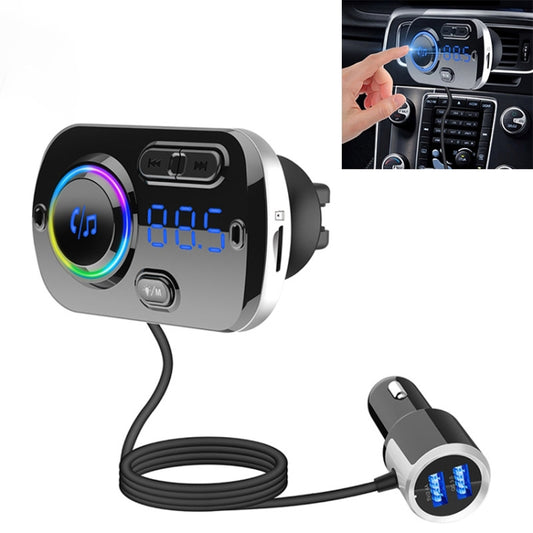 BC49BQ Car Digital Radio Receiver Bluetooth MP3 Player FM Transmitter Voice Assistant QC3.0 Quick Charger by buy2fix