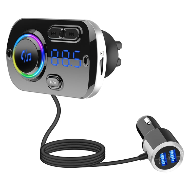 BC49BQ Car Digital Radio Receiver Bluetooth MP3 Player FM Transmitter Voice Assistant QC3.0 Quick Charger by buy2fix