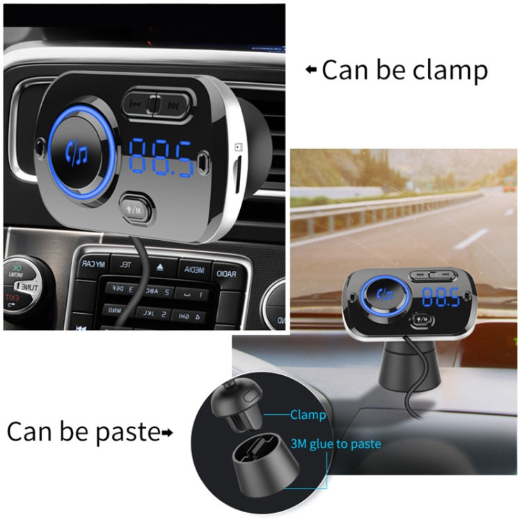 BC49BQ Car Digital Radio Receiver Bluetooth MP3 Player FM Transmitter Voice Assistant QC3.0 Quick Charger by buy2fix