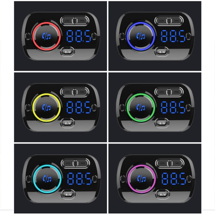 BC49BQ Car Digital Radio Receiver Bluetooth MP3 Player FM Transmitter Voice Assistant QC3.0 Quick Charger by buy2fix