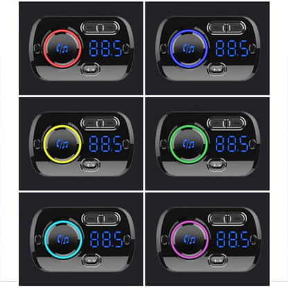 BC49BQ Car Digital Radio Receiver Bluetooth MP3 Player FM Transmitter Voice Assistant QC3.0 Quick Charger by buy2fix