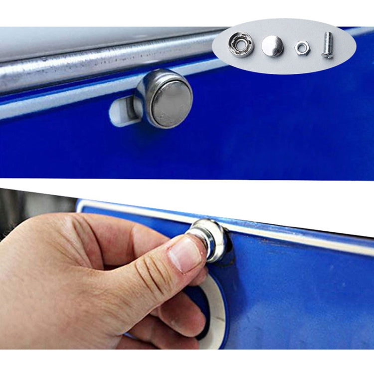 10 Sets Anti-theft Screws Car License Plate Bolts Frame Screws - Nuts & Bolts by buy2fix | Online Shopping UK | buy2fix