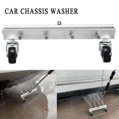 Car Body Chassis Car High Pressure Washing Machine Car Bottom Water Washing Machine 4 Nozzle Cleaner Set, Extension Rod Length: 34cm by buy2fix