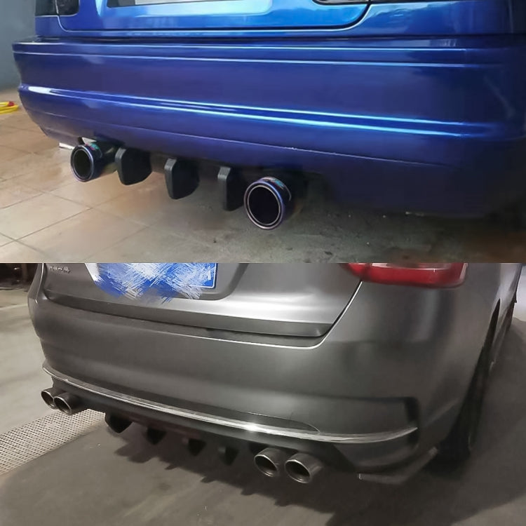 Universal Car-styling Black Plastic Rear Spat Valance Lip by buy2fix