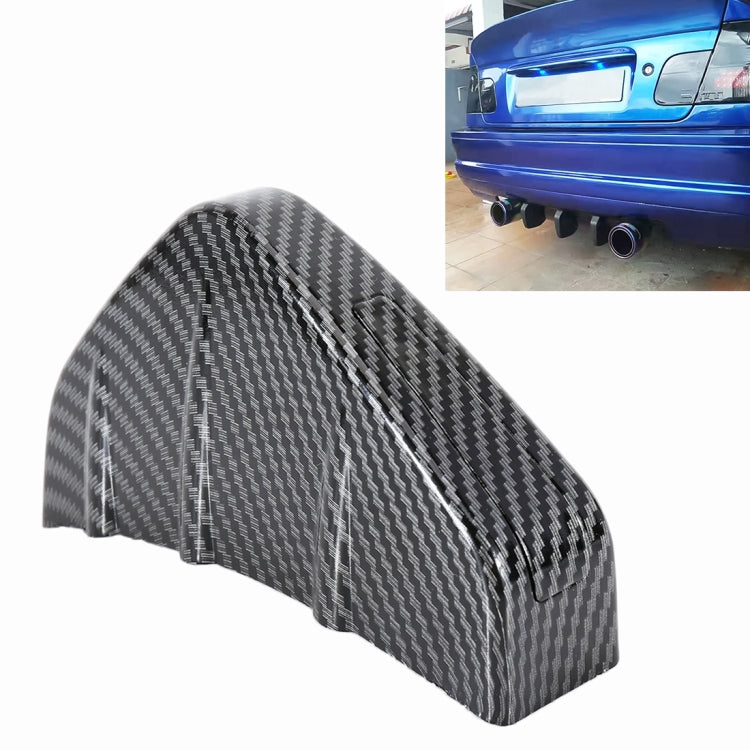 Universal Car-styling Carbon Fiber Texture Plastic Rear Spat Valance Lip by buy2fix