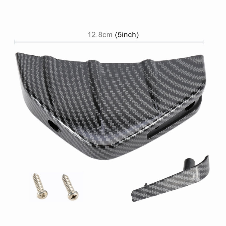 Universal Car-styling Carbon Fiber Texture Plastic Rear Spat Valance Lip by buy2fix
