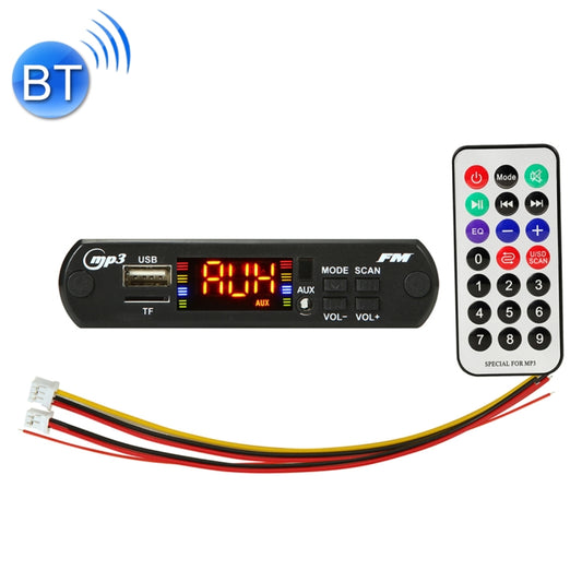Car 12V Audio MP3 Player Decoder Board FM Radio TF USB 3.5mm AUX, with Bluetooth Function & Remote Control by buy2fix