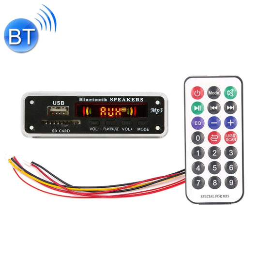 Car Color Screen 12V Audio MP3 Player Decoder Board FM Radio SD Card USB, with Bluetooth Function & Remote Control by buy2fix