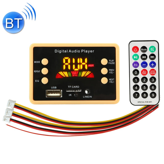 Car 12V Color Screen Audio MP3 Player Decoder Board FM Radio TF Card USB, with Bluetooth Function & Remote Control by buy2fix