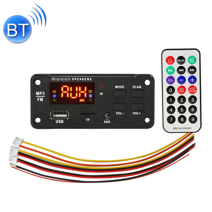 Car 5V Color Screen Display Bluetooth 5.0 Audio MP3 Player Decoder Board FM Radio TF Card USB 3.5mm AUX, with Remote Control by buy2fix