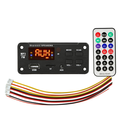 Car 12V Color Screen Display Bluetooth 5.0 Audio MP3 Player Decoder Board FM Radio TF Card USB 3.5mm AUX, with Remote Control by buy2fix