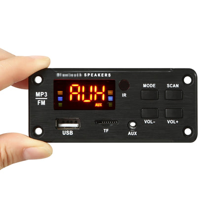 Car 12V Color Screen Display Bluetooth 5.0 Audio MP3 Player Decoder Board FM Radio TF Card USB 3.5mm AUX, with Remote Control by buy2fix