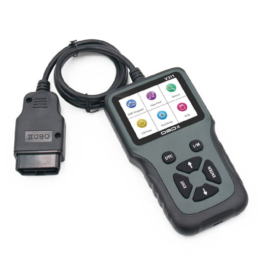 V311 OBD2 Scanner Color Screen Car Fault Detector 8 ~ 36V, Supports Chinese/English/French/German - Code Readers & Scan Tools by buy2fix | Online Shopping UK | buy2fix