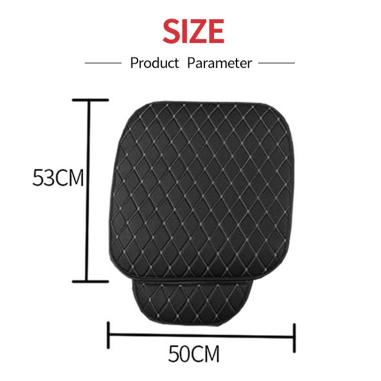 Car Seat Cushion Universal Simple Seat Cover Anti-slip Mat Auto Accessories (Black White) by buy2fix