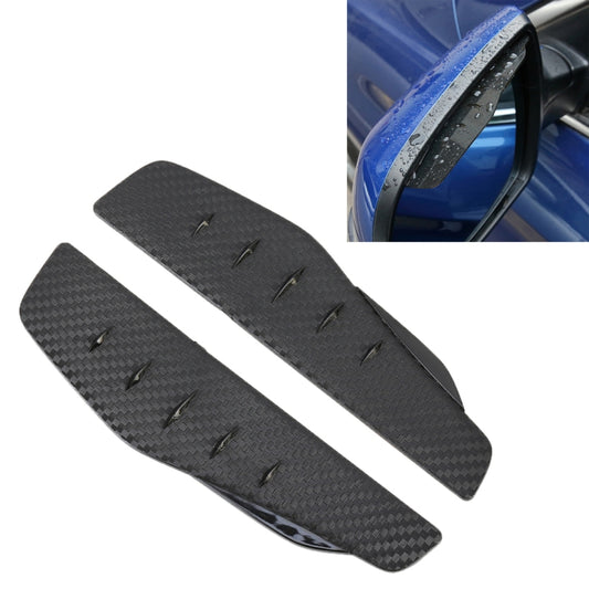 1 Pair 3R-2156 Universal Car Rearview Mirror Rain Blades Mirror Eyebrow Rain Cover (Black) - Convex Mirror & Accessories by 3R | Online Shopping UK | buy2fix