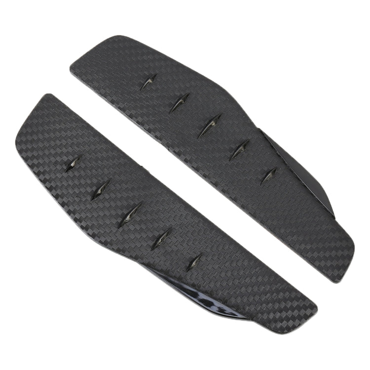 1 Pair 3R-2156 Universal Car Rearview Mirror Rain Blades Mirror Eyebrow Rain Cover (Black) - Convex Mirror & Accessories by 3R | Online Shopping UK | buy2fix
