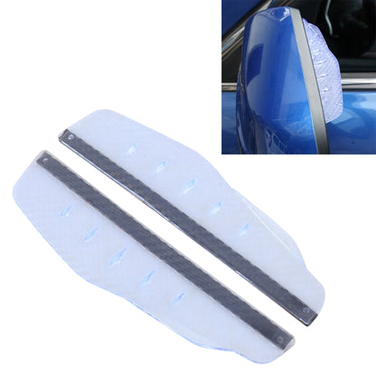 1 Pair 3R-2156 Universal Car Rearview Mirror Rain Blades Mirror Eyebrow Rain Cover (Transparent) - Convex Mirror & Accessories by 3R | Online Shopping UK | buy2fix