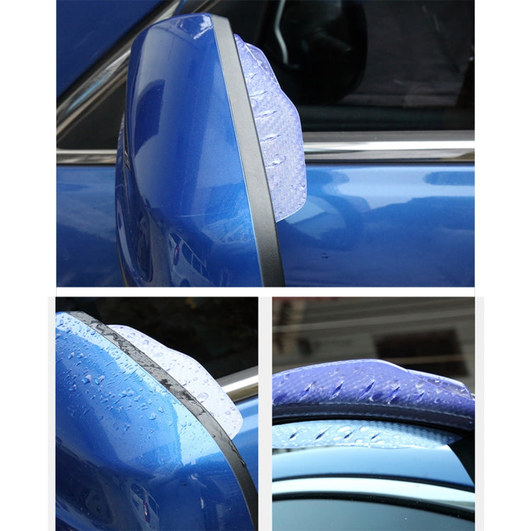 1 Pair 3R-2156 Universal Car Rearview Mirror Rain Blades Mirror Eyebrow Rain Cover (Transparent) - Convex Mirror & Accessories by 3R | Online Shopping UK | buy2fix