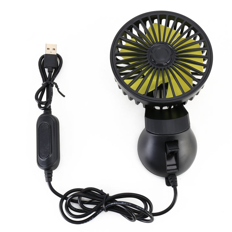 F402 Portable Car Center Console Sucker Electric Cooling Fan with Aromatherapy by buy2fix