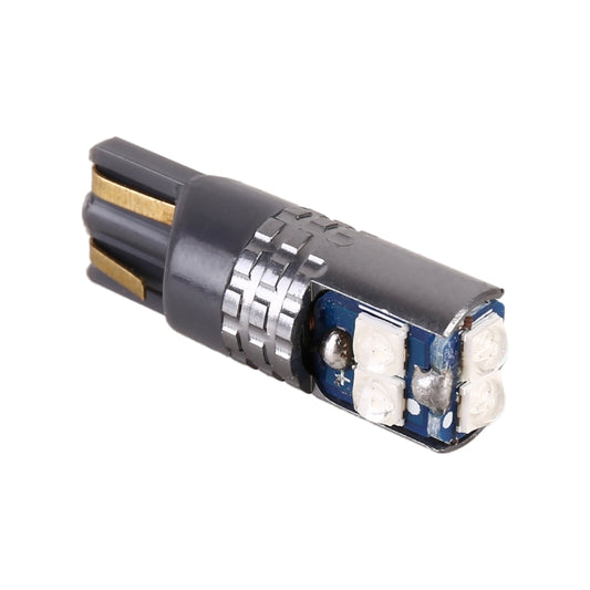 2 PCS T10 / W5W / 168 DC12-24V / 1.8W / 6000K / 140LM Car Clearance Light 4LEDs SMD-3030 Lamp Beads with Decoding & Constant Current (Blue Light) - Clearance Lights by buy2fix | Online Shopping UK | buy2fix