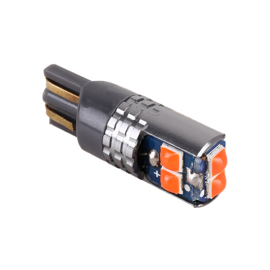 2 PCS T10 / W5W / 168 DC12-24V / 1.8W / 6000K / 140LM Car Clearance Light 4LEDs SMD-3030 Lamp Beads with Decoding & Constant Current (Pink Light) - Clearance Lights by buy2fix | Online Shopping UK | buy2fix