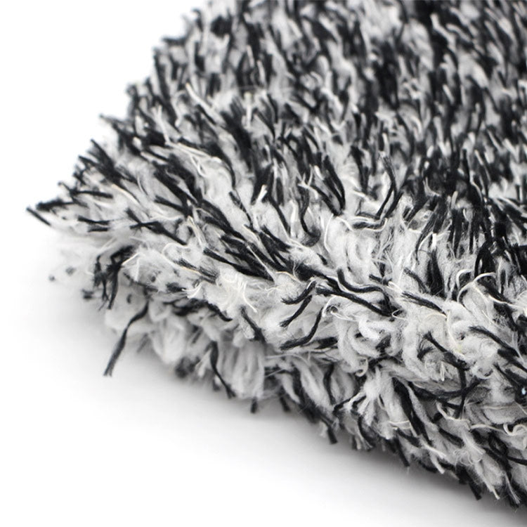 Microfiber Dusting Mitt Car Window Washing Cleaning Cloth Duster Towel Gloves (Black) by buy2fix