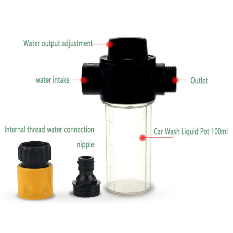 Portable Multi-functional Car Washer Water Gun Foam Pot Water Sprayer by buy2fix