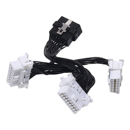 3 in 1 Car OBD Diagnostic Extended Cable OBD2 Cable for Toyota - Cables & Connectors by buy2fix | Online Shopping UK | buy2fix