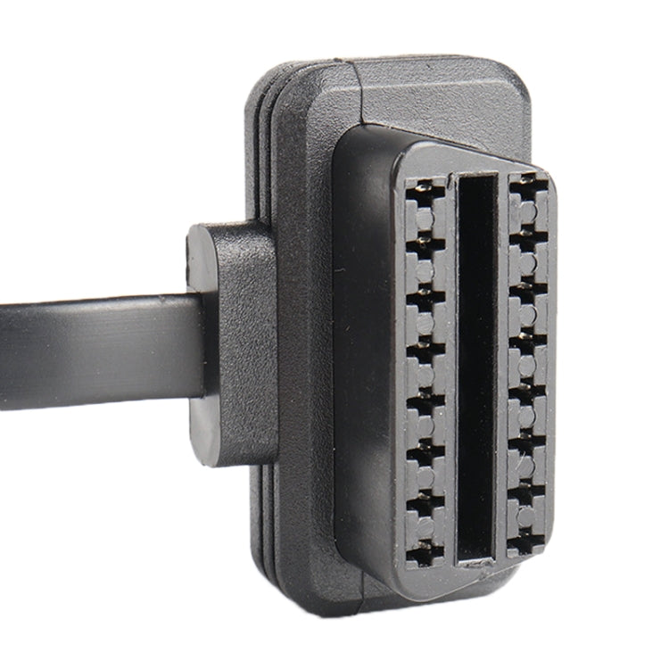 16PIN Car Ultra-thin OBD Diagnostic Extended Cable OBD2 Cable with Switch - Cables & Connectors by buy2fix | Online Shopping UK | buy2fix