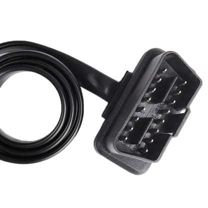 16PIN Car Ultra-thin OBD Diagnostic Extended Cable OBD2 Cable with Switch - Cables & Connectors by buy2fix | Online Shopping UK | buy2fix