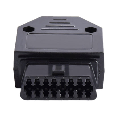 16PIN Car OBD 2 Female Connector OBD Plug + Case + Terminal + Screw - Cables & Connectors by buy2fix | Online Shopping UK | buy2fix
