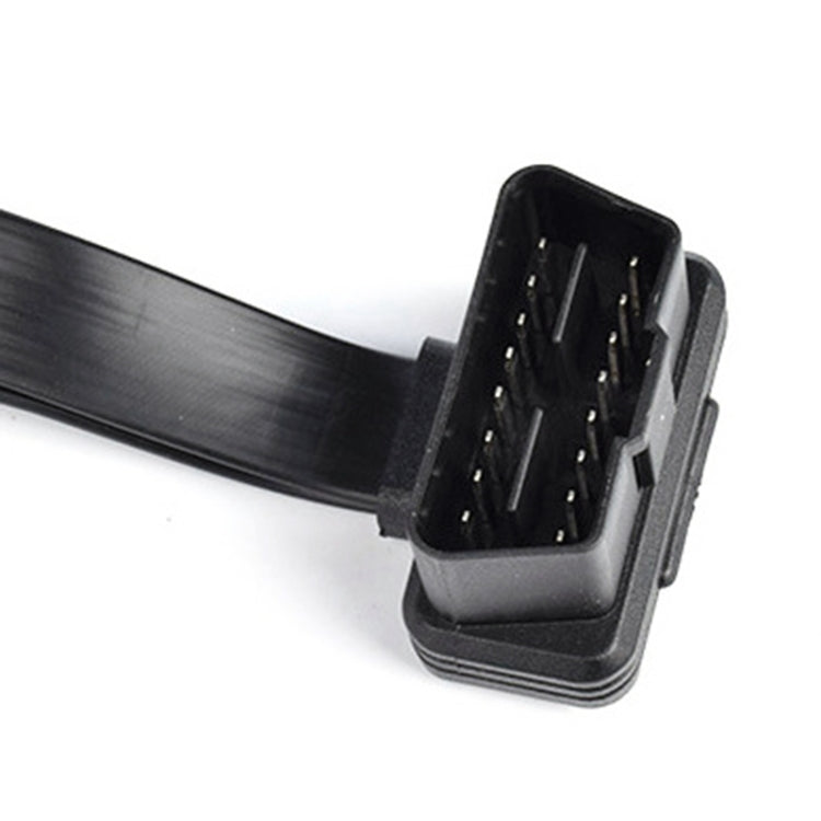 2 in 1 16PIN Car Elbow OBD Diagnostic Extended Cable OBD2 Cable - Cables & Connectors by buy2fix | Online Shopping UK | buy2fix