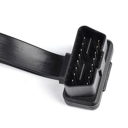 2 in 1 16PIN Car Elbow OBD Diagnostic Extended Cable OBD2 Cable - Cables & Connectors by buy2fix | Online Shopping UK | buy2fix